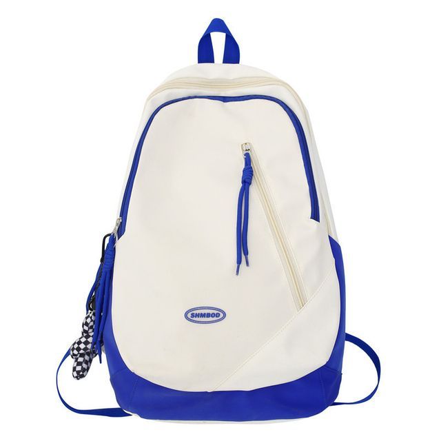 Nylon Two-Tone Backpack Logo