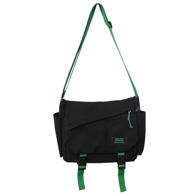 Crossbody Nylon Bag Buckled