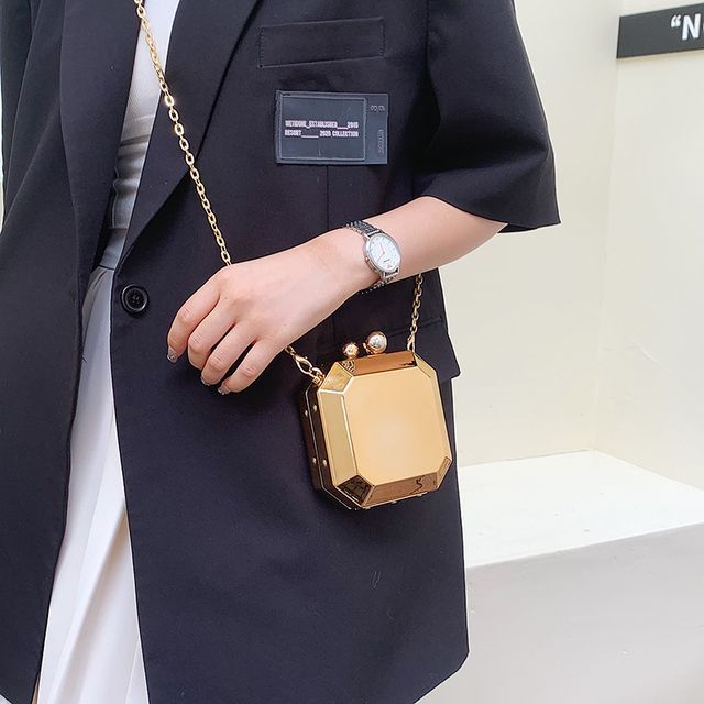 Geometric Crossbody Bag Strap Chain