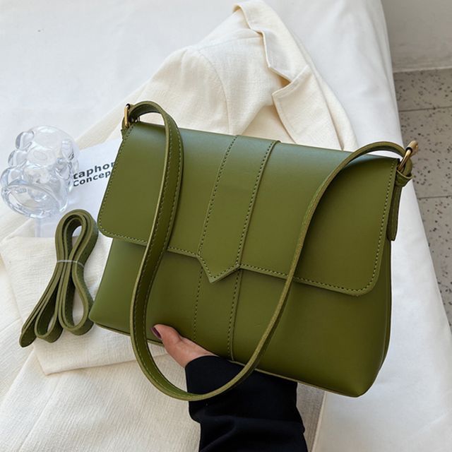 Faux Shoulder Bag Leather