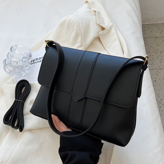 Faux Shoulder Bag Leather