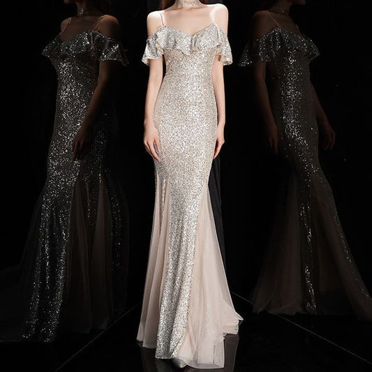 Evening Gown Mermaid Designs) (Various Sequined