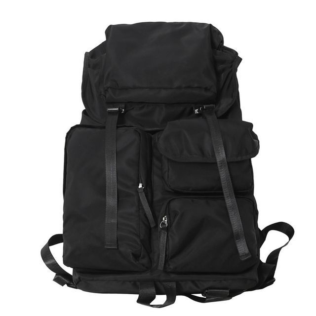 Nylon Drawstring Backpack Plain