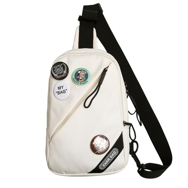 Bag Badge Lettering Applique / Set Nylon Charm Sling