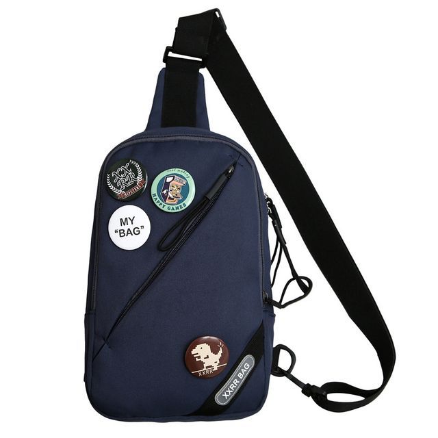 Bag Badge Lettering Applique / Set Nylon Charm Sling