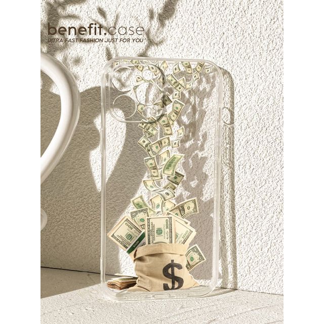 Transparent Money Bag Case Phone