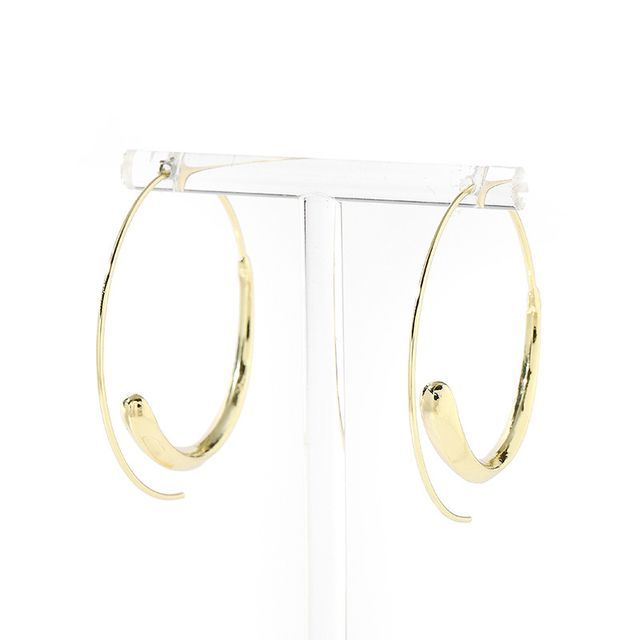 Oval Alloy Earring