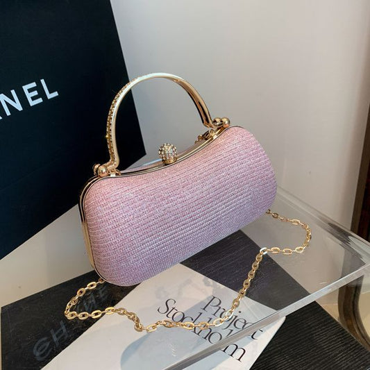 Chain Strap Glitter Evening Bag