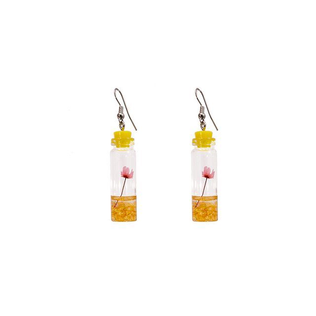 Wish Bottle Drop Earring