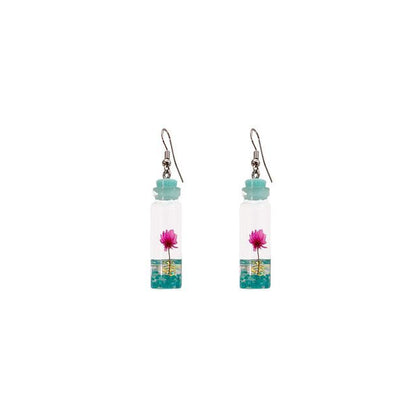 Wish Bottle Drop Earring