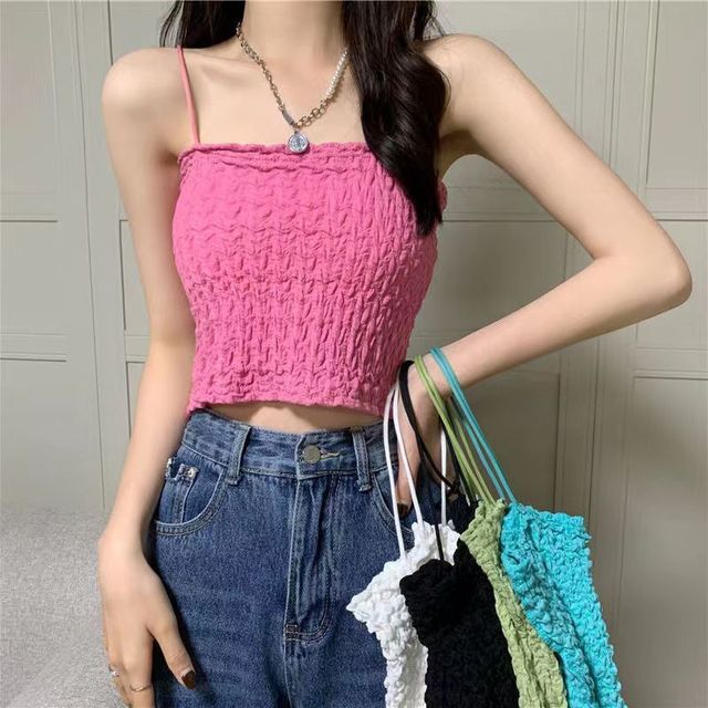 Cami Top Ruched Cropped