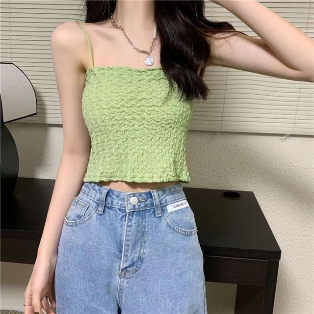 Cami Top Ruched Cropped