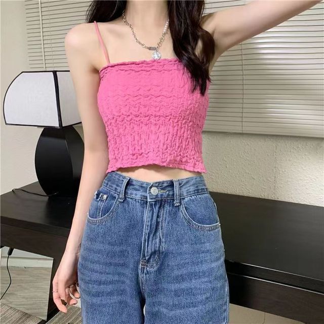 Cami Top Ruched Cropped