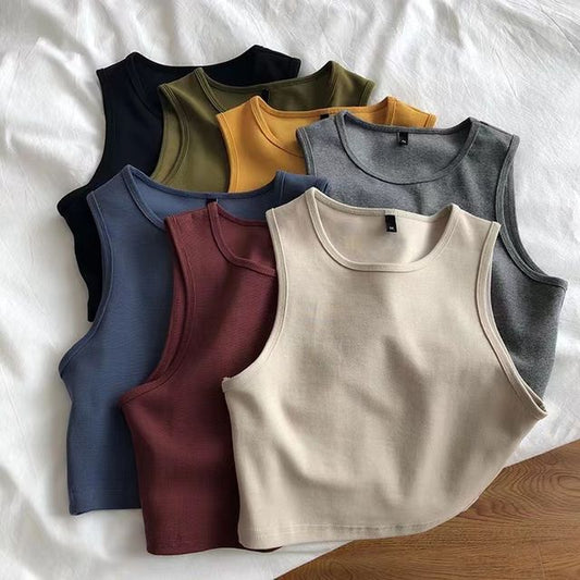 Plain Top Crop Tank