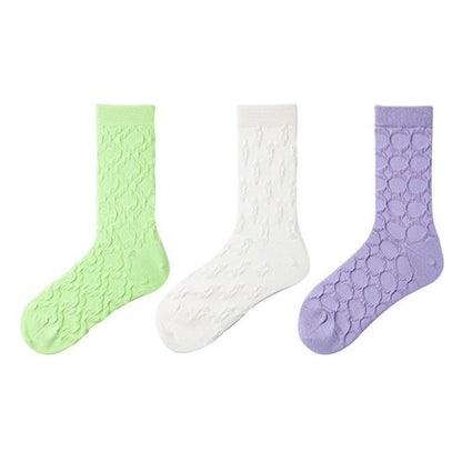 Set of 3 Pairs: Patterned Socks