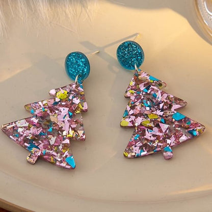 Christmas Star Drop Earring