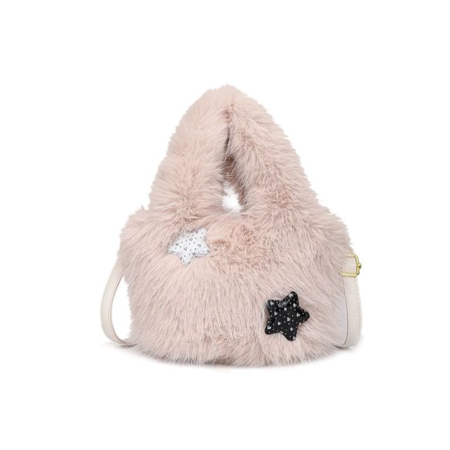 Fluffy Crossbody Bag Plain