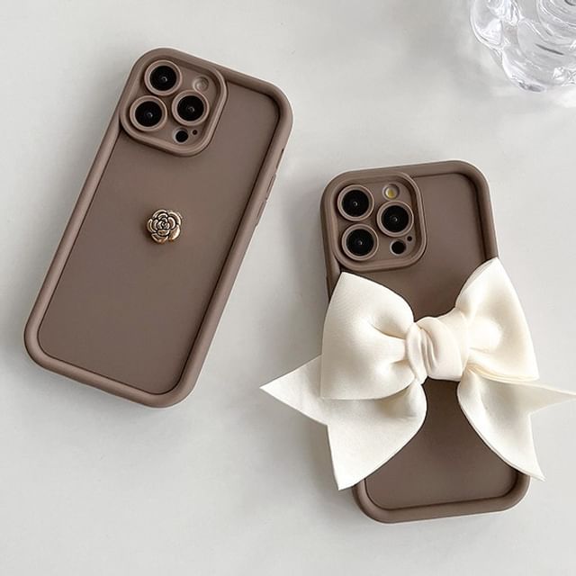 / Case Floral Bow Phone