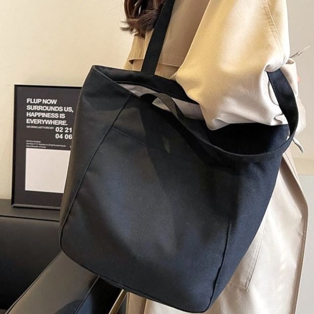 Canvas Plain Bag Tote