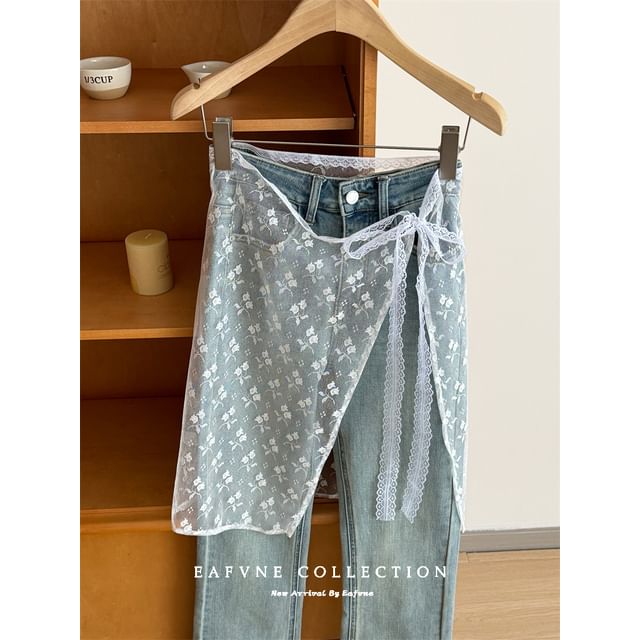 Designs) Lace Apron Half (Various Skirt