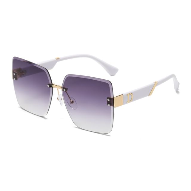 Square Sunglasses Gradient Frameless