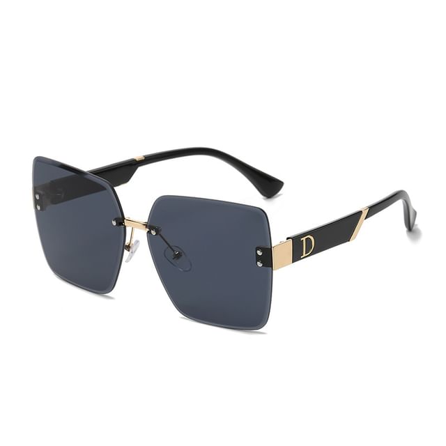 Square Sunglasses Gradient Frameless