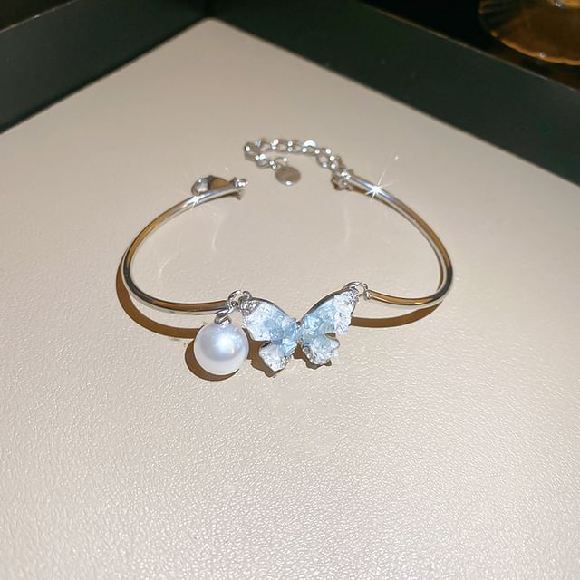 / Bracelet (Various Faux Crystal Alloy Necklace Designs) Butterfly