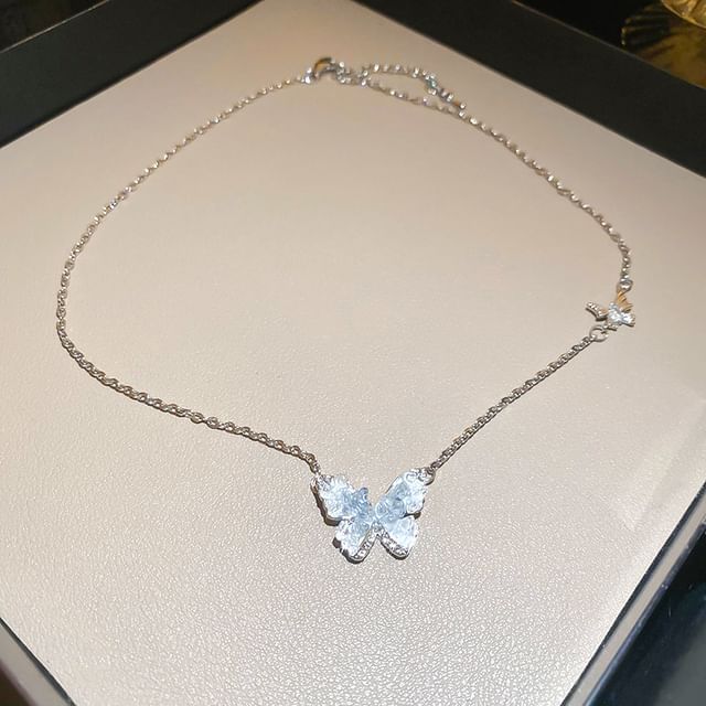 / Bracelet (Various Faux Crystal Alloy Necklace Designs) Butterfly