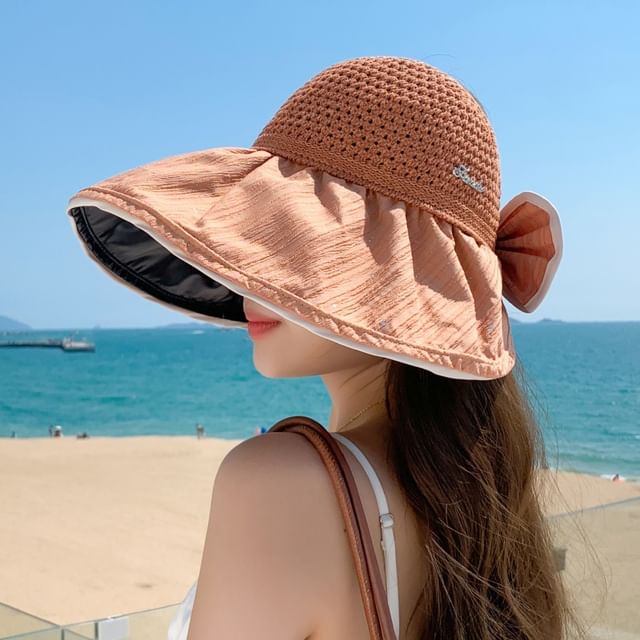Open Sun Hat Top Perforated