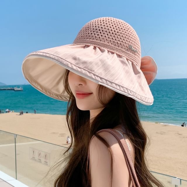 Open Sun Hat Top Perforated