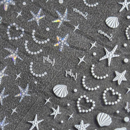 Starfish Nail Art Stickers