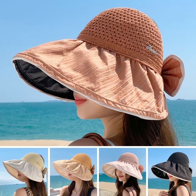 Open Sun Hat Top Perforated