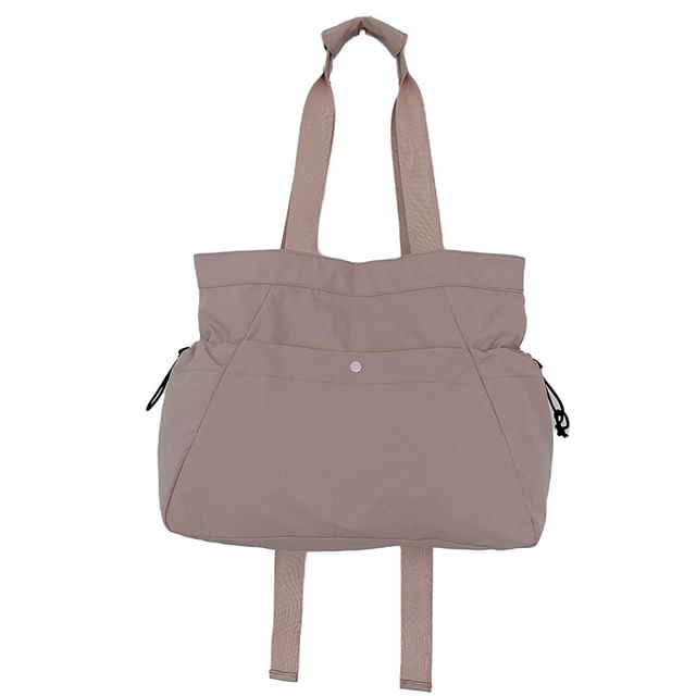 Zip Plain Bag Tote