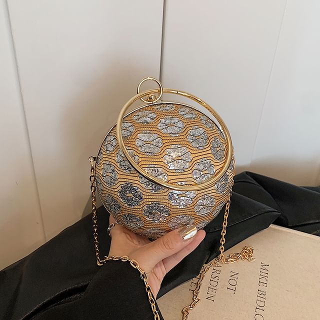 Bag Sequin Evening Sphere