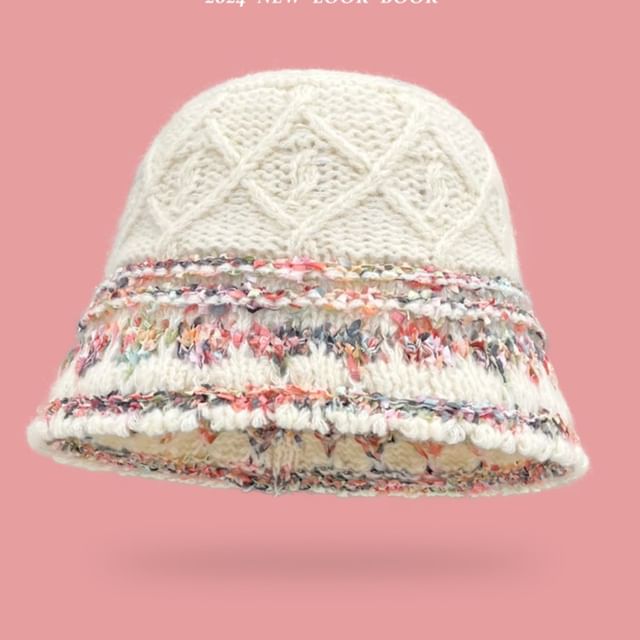 Speckle Knit Cloche Hat