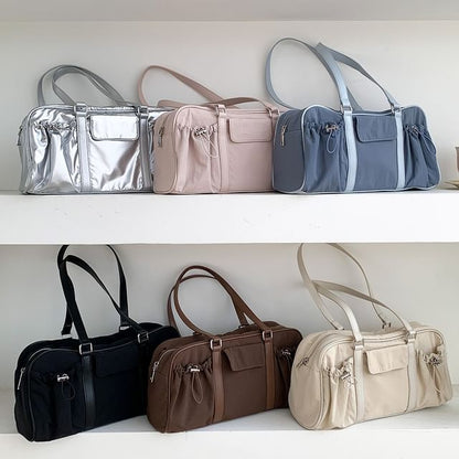 Bag Drawstring Tote Multi-Pocket