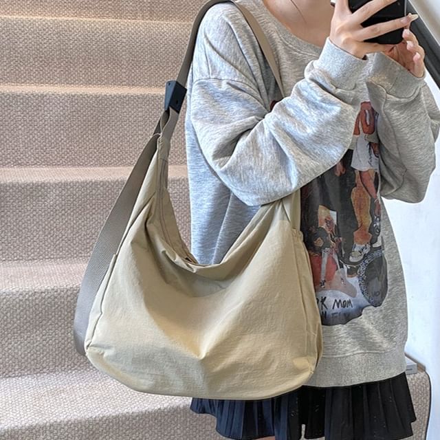 Nylon Bag Crossbody Plain