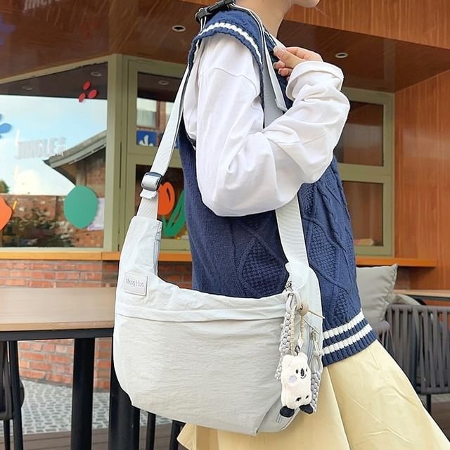 Crossbody Nylon Plain Bag