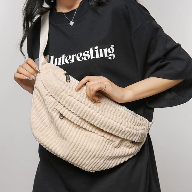 Belt Bag Plain Corduroy