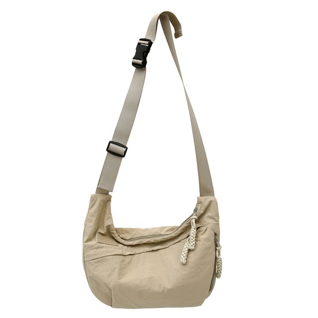 Crossbody Nylon Plain Bag