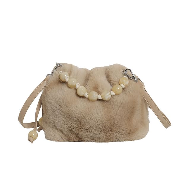 Crossbody Fluffy Bag Beaded