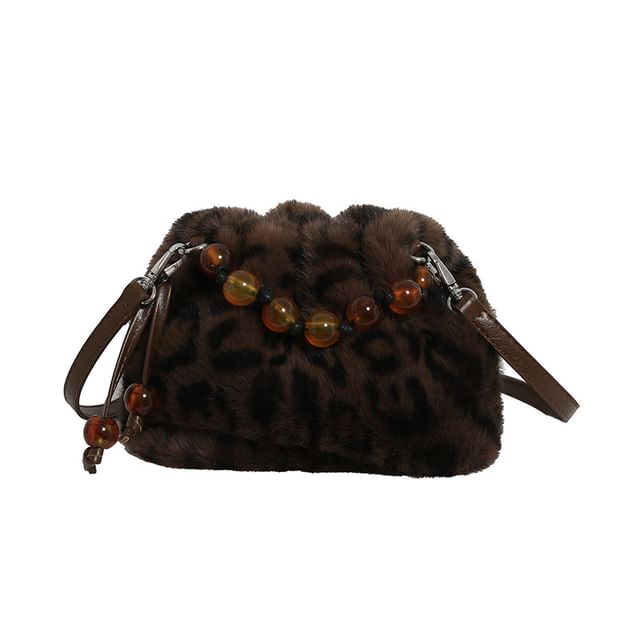 Crossbody Fluffy Bag Beaded