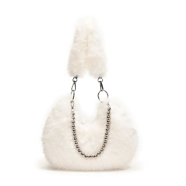Bag Shoulder Fluffy Beaded