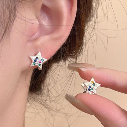 Star Rhinestone Earrings