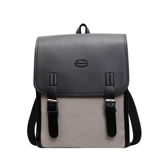 Backpack Buckled Flap Tone Two
