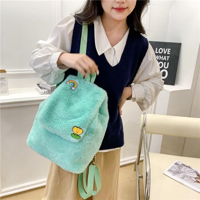 Backpack Flap Fluffy