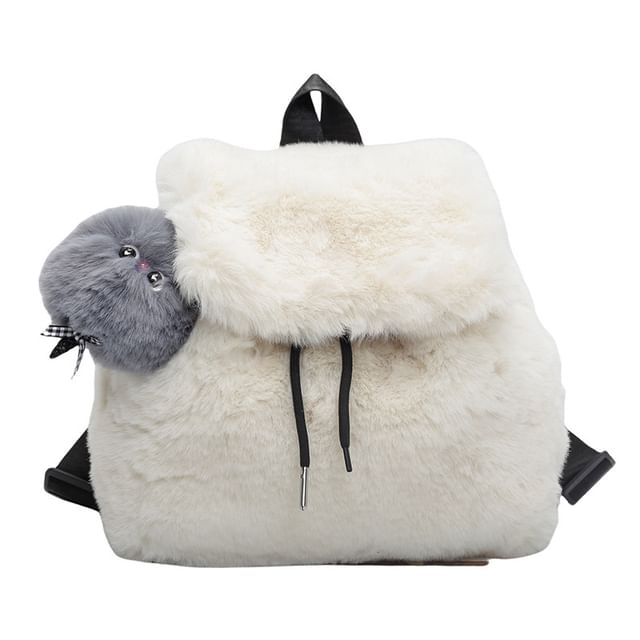 Charm Backpack Flap Set Fluffy / Bag