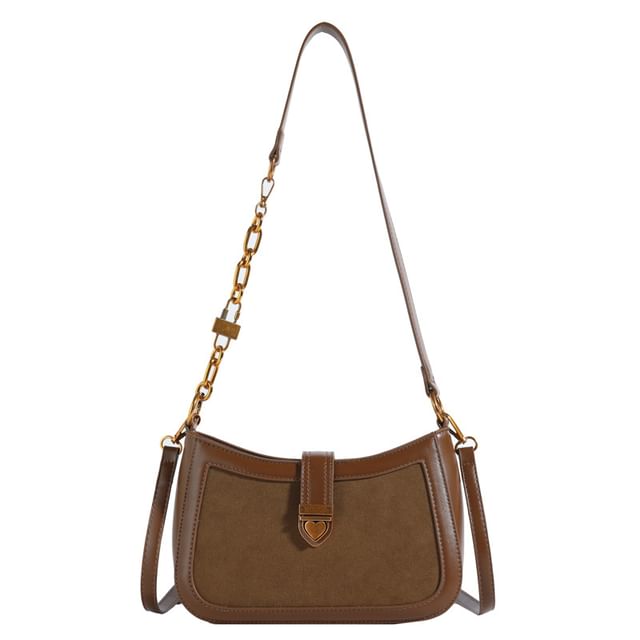 Strap Heart Crossbody Buckle Bag Chain