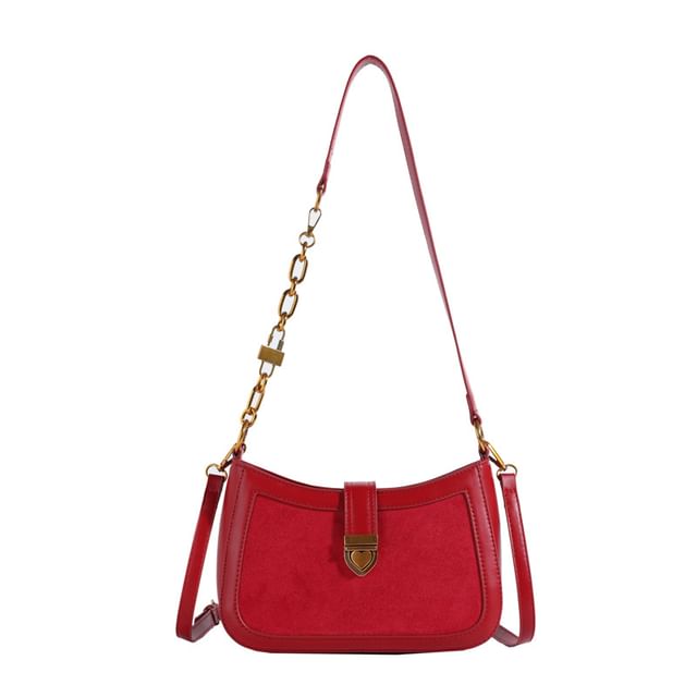Strap Heart Crossbody Buckle Bag Chain