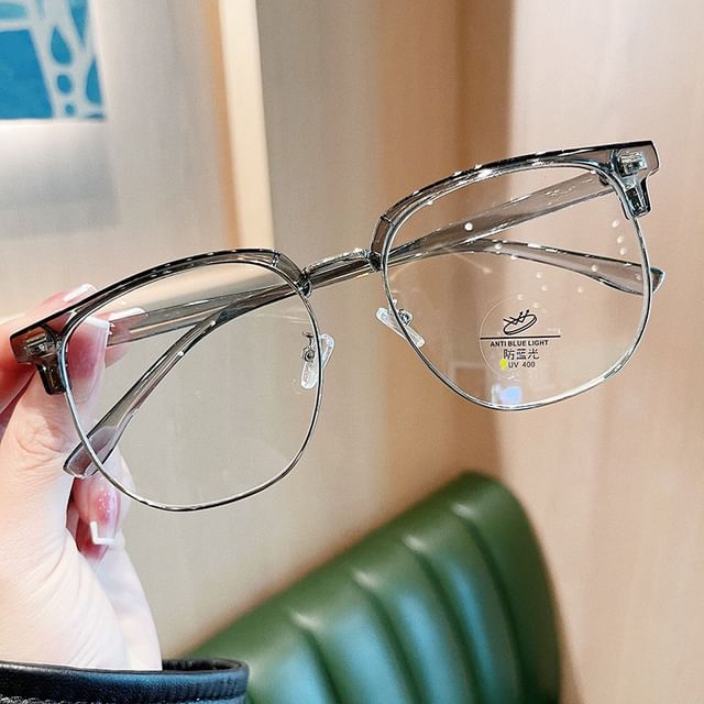 Square Frame Half Eyeglasses
